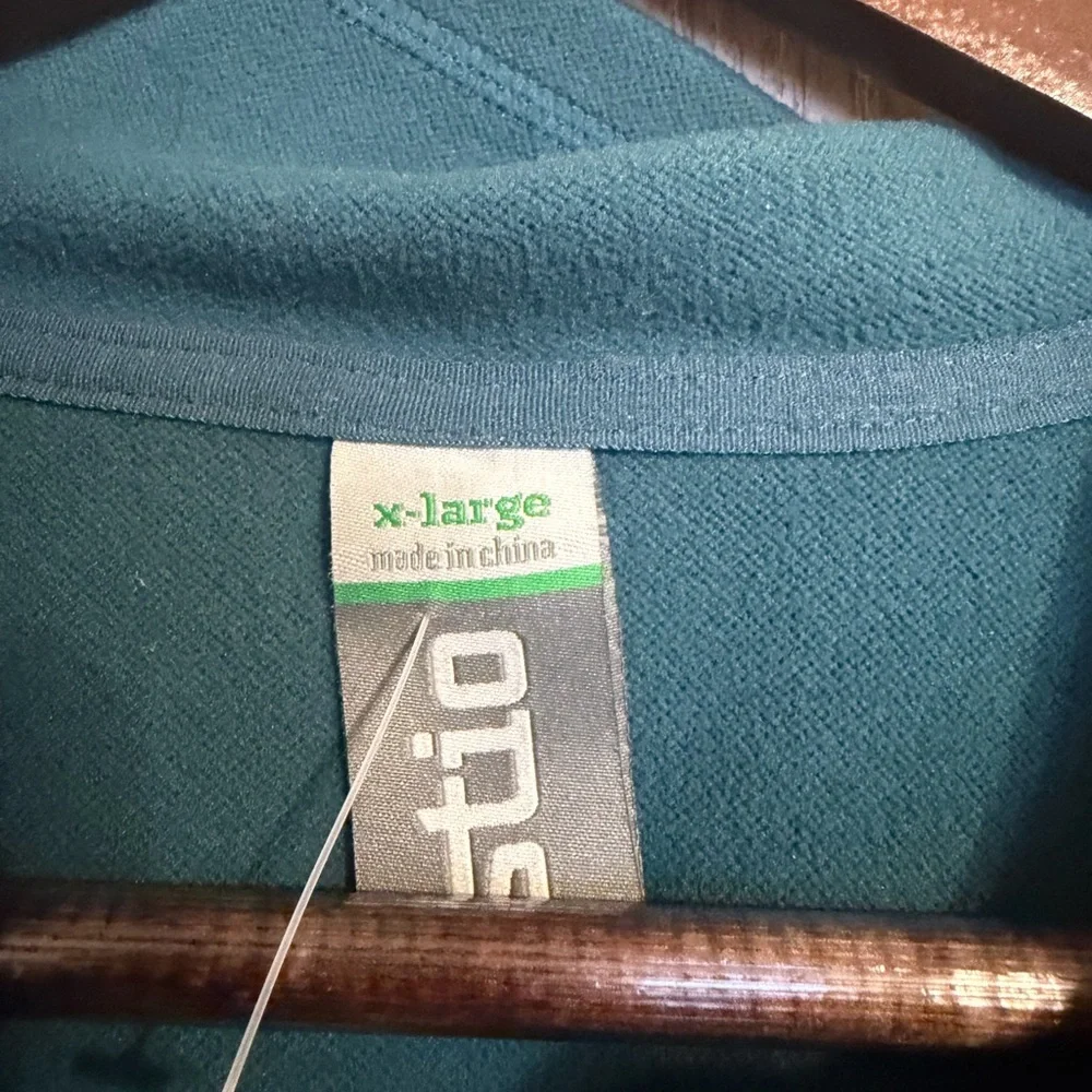 Stio Men's Teal Quarter-Zip Jacket